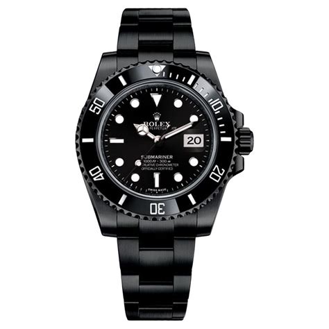 rolex submariner black stainless steel replica|rolex submariner original.